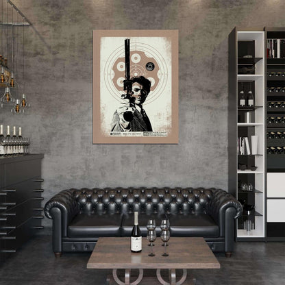 Dirty Harry Movie ?Magnum Clint Eastwood Art Artwork Wall Art Print Poster