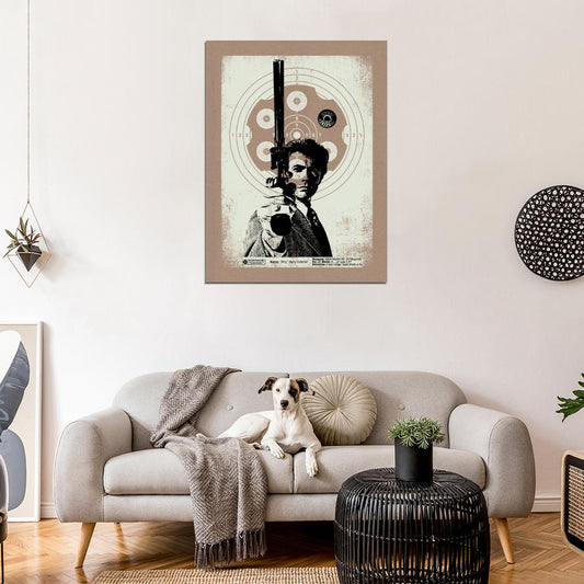 Dirty Harry Movie ?Magnum Clint Eastwood Art Artwork Wall Art Print Poster