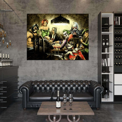 Batman Villains Cool Art Artwork Wall Art Print Poster