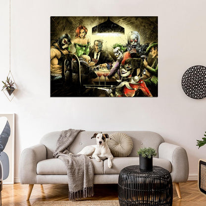 Batman Villains Cool Art Artwork Wall Art Print Poster