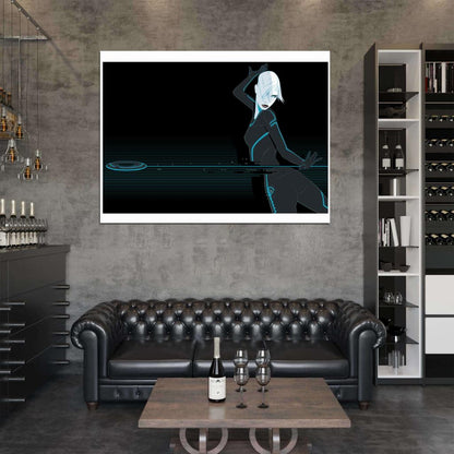 TRON Sci-Fi Movie Disc Battle Cool Art Artwork Wall Art Print Poster