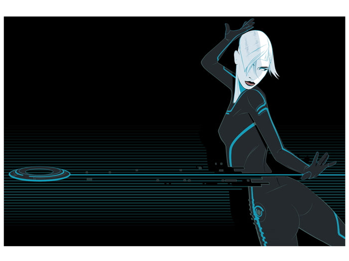 TRON Sci-Fi Movie Disc Battle Cool Art Artwork Wall Art Print Poster