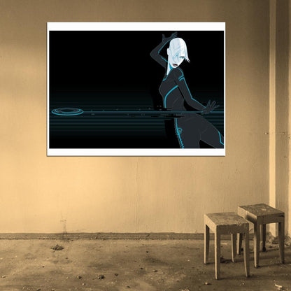 TRON Sci-Fi Movie Disc Battle Cool Art Artwork Wall Art Print Poster