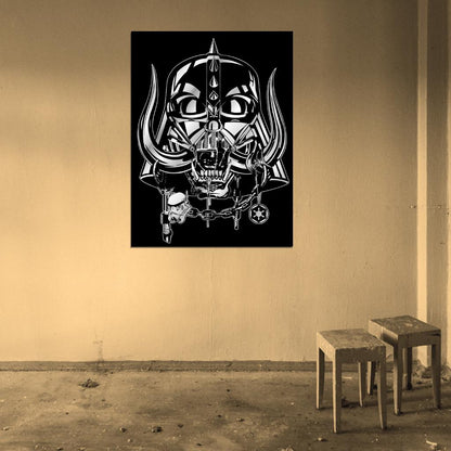 Darth Vader Mask Helmet Star Wars Cool Art Artwork Wall Art Print Poster