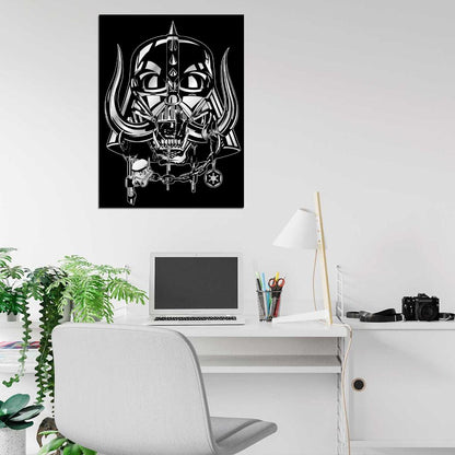 Darth Vader Mask Helmet Star Wars Cool Art Artwork Wall Art Print Poster