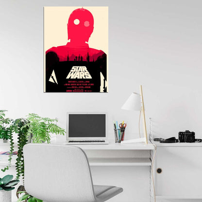 Star Wars New Hope Tatooine Original Movie Art Artwork Wall Art Print Poster