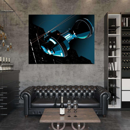 Blade Runner Police Car Movie Art Artwork Wall Art Print Poster