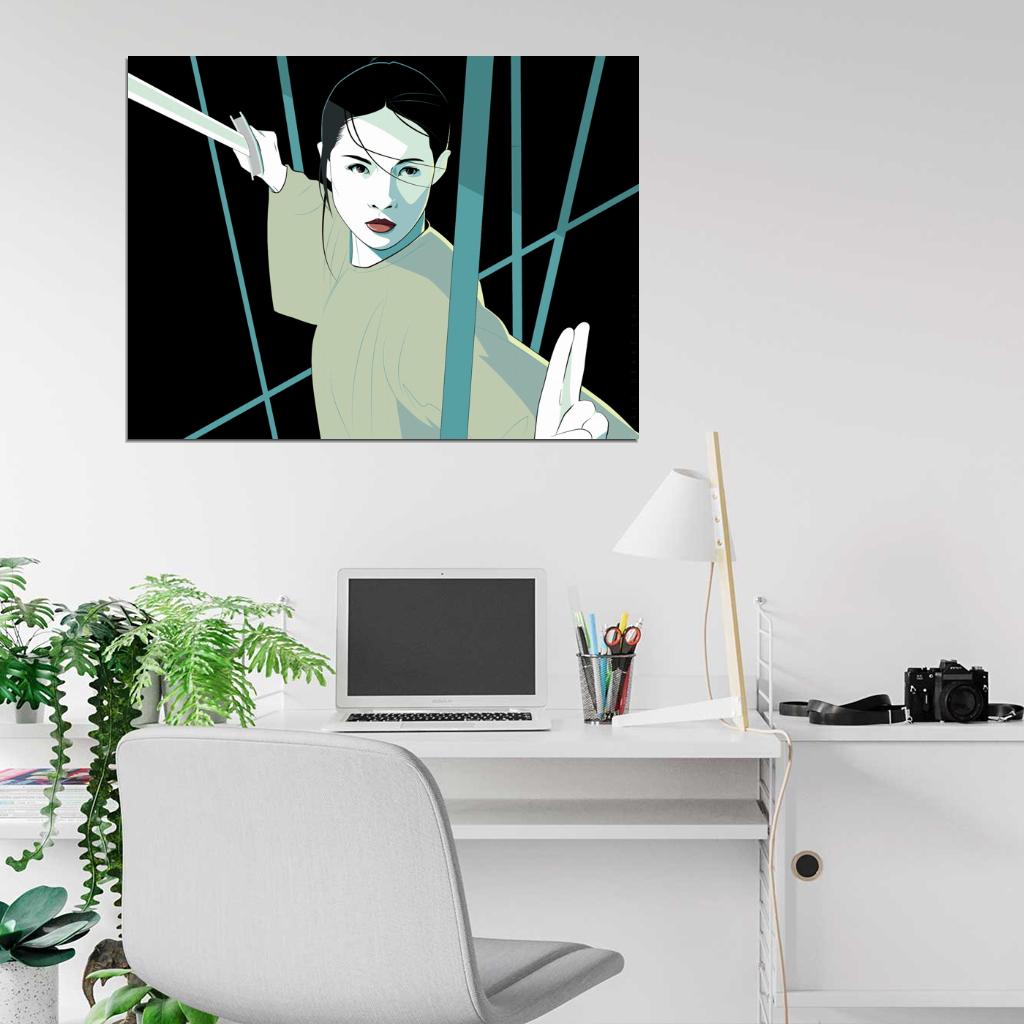 Crouching Tiger Hidden Dragon Movie Cool Art Artwork Wall Art Print Poster