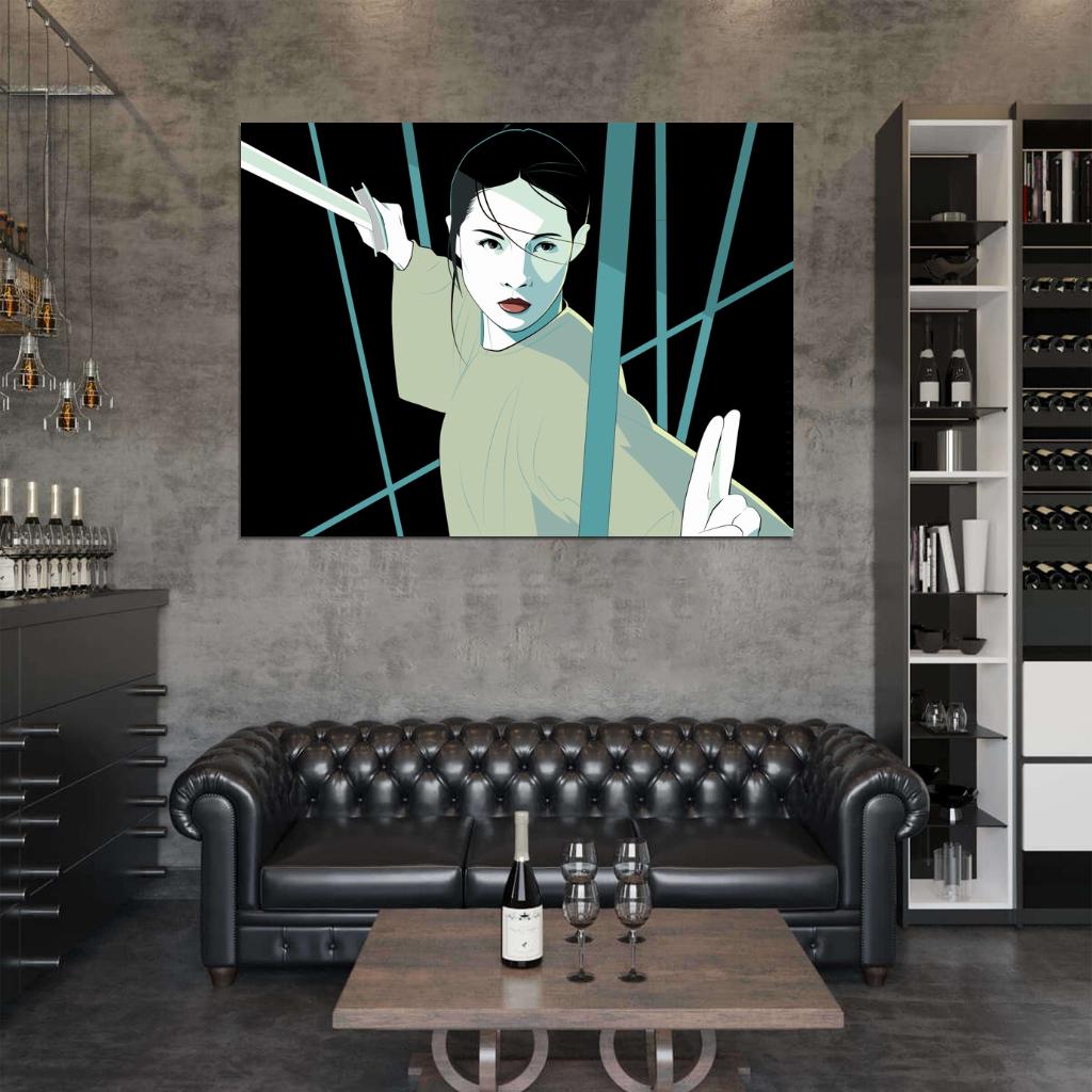 Crouching Tiger Hidden Dragon Movie Cool Art Artwork Wall Art Print Poster