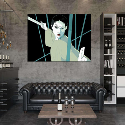 Crouching Tiger Hidden Dragon Movie Cool Art Artwork Wall Art Print Poster