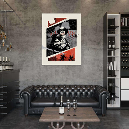Wolverine Japanese Comic Cool Art Artwork Wall Art Print Poster