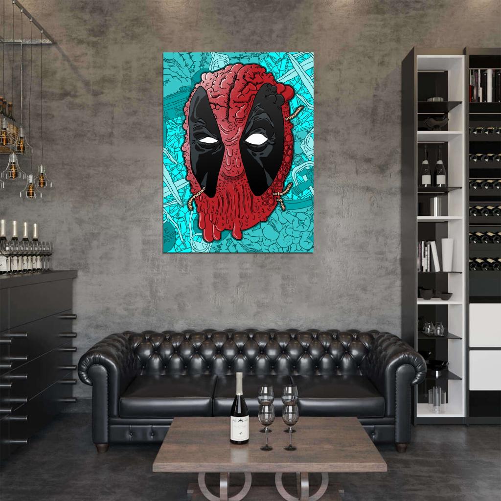Deadpool Comic Cool Art Artwork Wall Art Print Poster