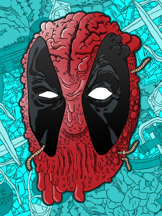 Deadpool Comic Cool Art Artwork Wall Art Print Poster