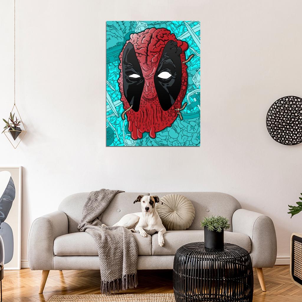 Deadpool Comic Cool Art Artwork Wall Art Print Poster