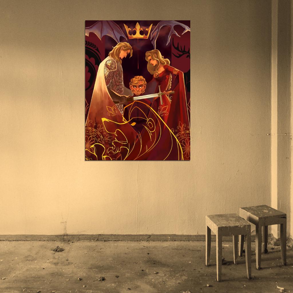 Lannister Family Game of Thrones TV Series Song of Ice and Fire Cool Art Artwork Wall Art Print Poster