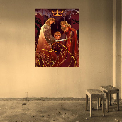 Lannister Family Game of Thrones TV Series Song of Ice and Fire Cool Art Artwork Wall Art Print Poster