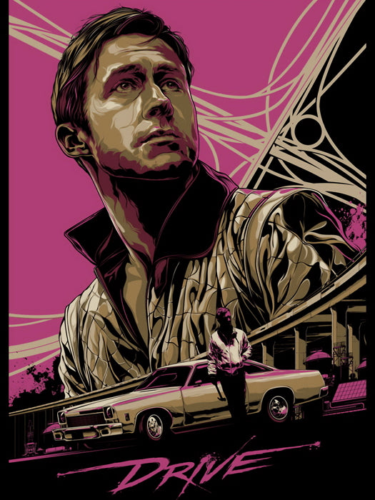 Drive 2011 Movie Ryan Gosling Art Artwork Wall Art Print Poster
