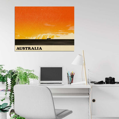 Mad Max Desert Interceptor Car Movie Vintage Art Artwork Wall Art Print Poster