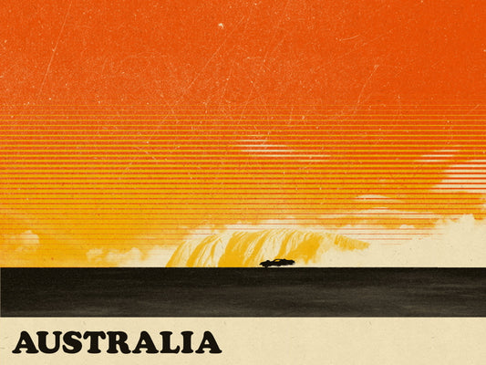 Mad Max Desert Interceptor Car Movie Vintage Art Artwork Wall Art Print Poster