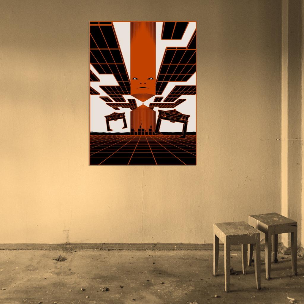 TRON 1982 Retro Movie Vintage Art Artwork Wall Art Print Poster