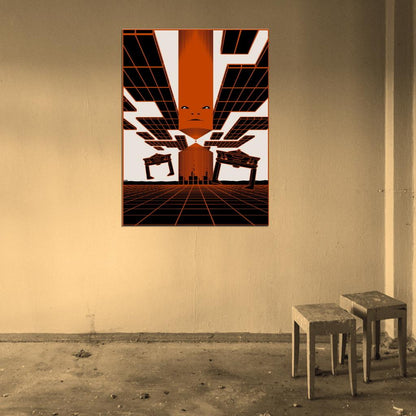 TRON 1982 Retro Movie Vintage Art Artwork Wall Art Print Poster