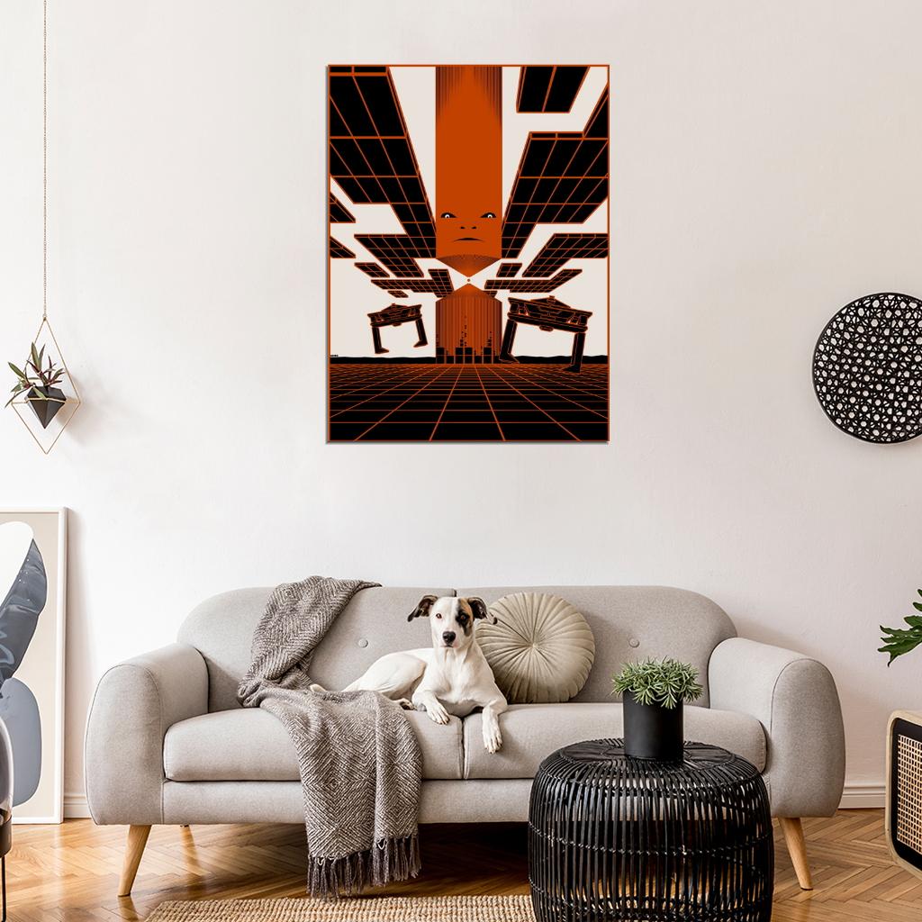 TRON 1982 Retro Movie Vintage Art Artwork Wall Art Print Poster