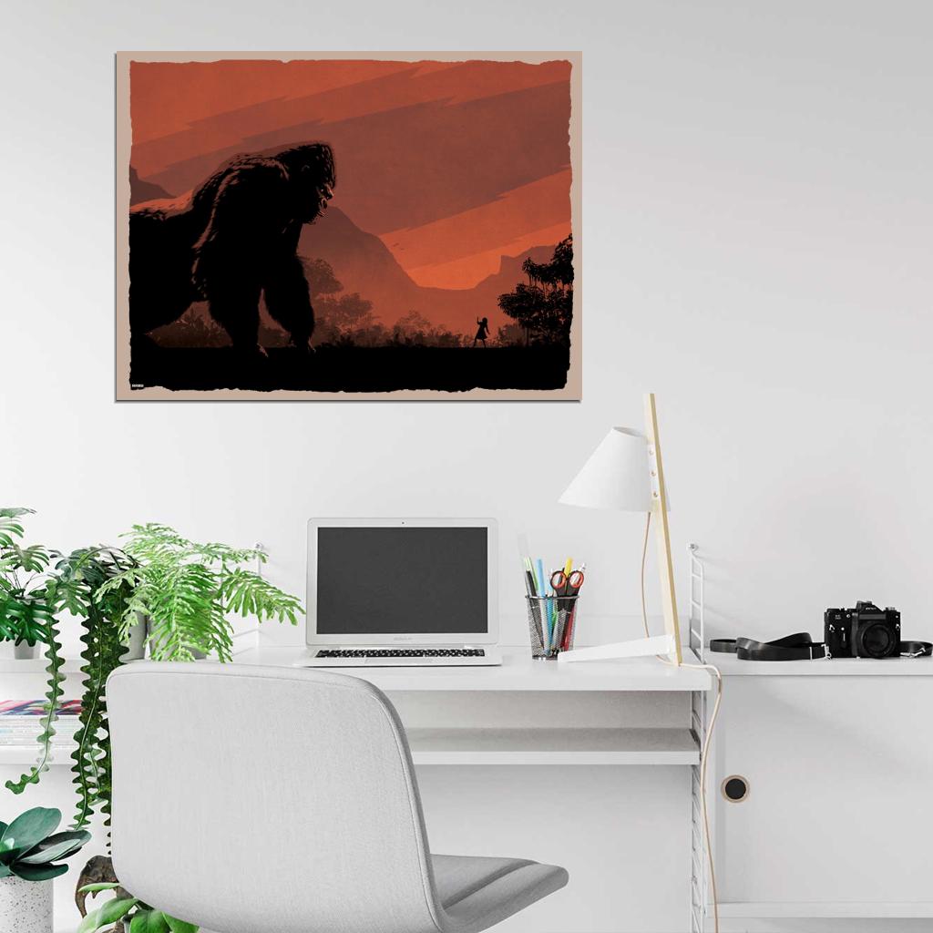 King Kong Movie 2005 Cool Amazing Art Artwork Wall Art Print Poster