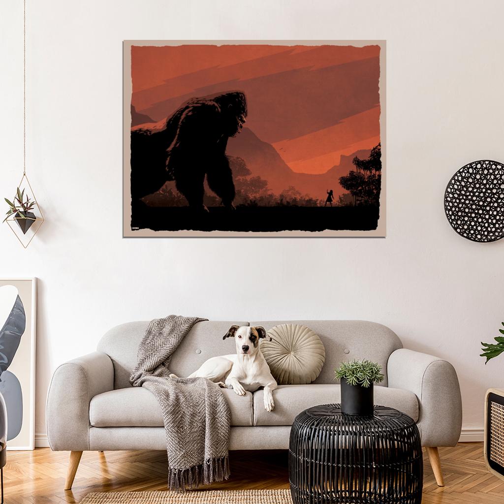 King Kong Movie 2005 Cool Amazing Art Artwork Wall Art Print Poster