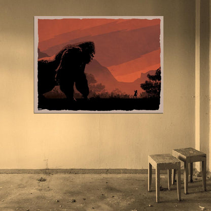 King Kong Movie 2005 Cool Amazing Art Artwork Wall Art Print Poster