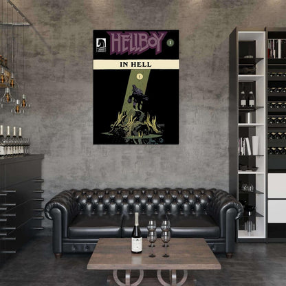 Hellboy Movie Cool Comic Book Art Artwork Wall Art Print Poster