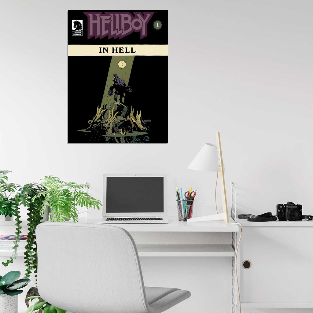 Hellboy Movie Cool Comic Book Art Artwork Wall Art Print Poster