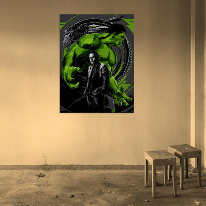 Hulk Movie Cool Amazing Art Artwork Wall Art Print Poster