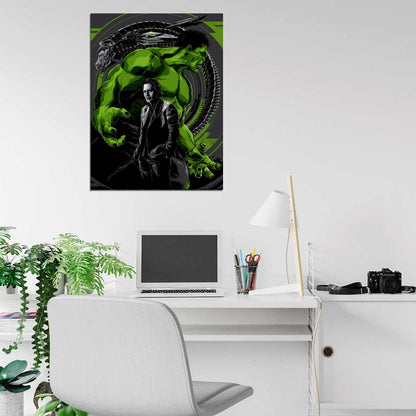 Hulk Movie Cool Amazing Art Artwork Wall Art Print Poster