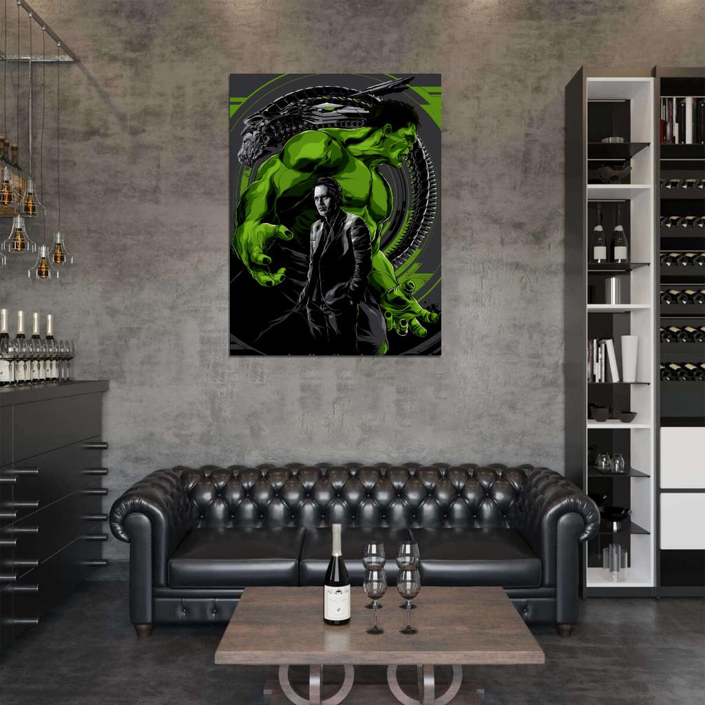 Hulk Movie Cool Amazing Art Artwork Wall Art Print Poster