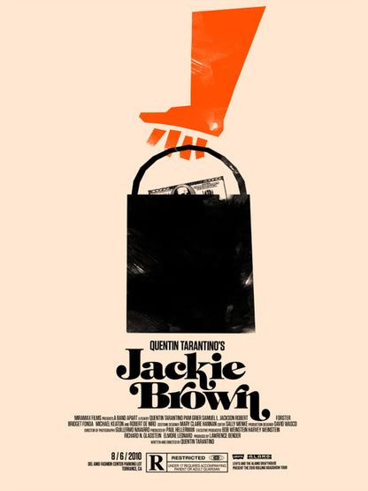 Jackie Brown Movie Quentin Tarantino Art Artwork Wall Art Print Poster