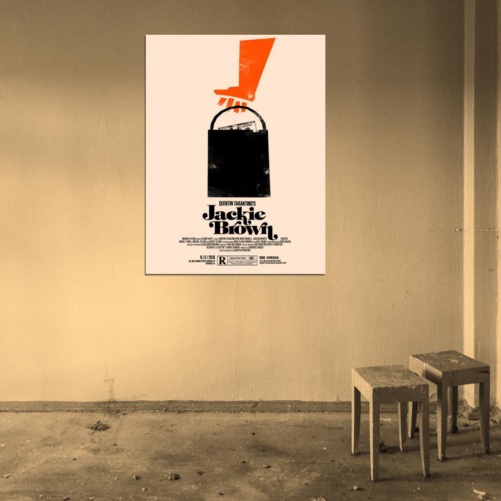 Jackie Brown Movie Quentin Tarantino Art Artwork Wall Art Print Poster