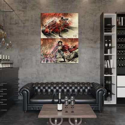 Akira Movie Kaneda Tetsuo Anime Manga Art Artwork Wall Art Print Poster
