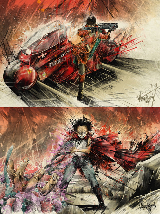 Akira Movie Kaneda Tetsuo Anime Manga Art Artwork Wall Art Print Poster