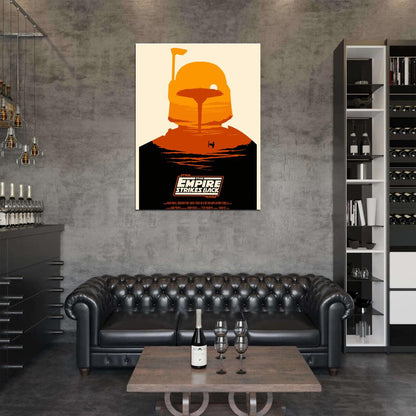 Star Wars Movie Empire Strikes Back Bespin Cloud City Boba Fett Art Artwork Wall Art Print Poster