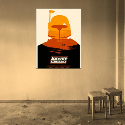 Star Wars Movie Empire Strikes Back Bespin Cloud City Boba Fett Art Artwork Wall Art Print Poster