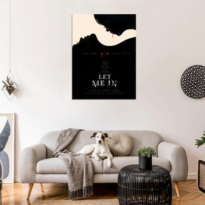 Let Me In Movie Vampire Art Artwork Wall Art Print Poster
