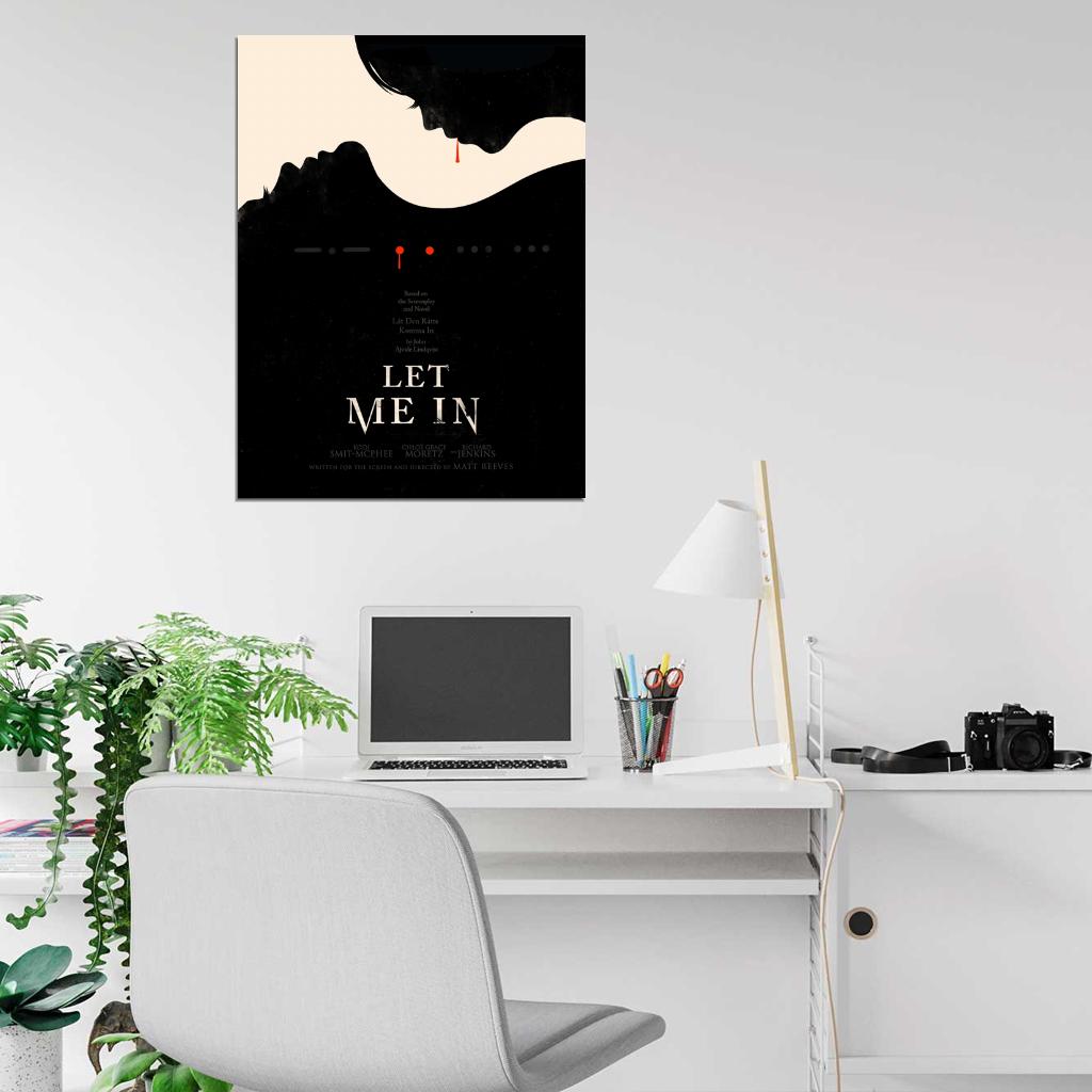 Let Me In Movie Vampire Art Artwork Wall Art Print Poster