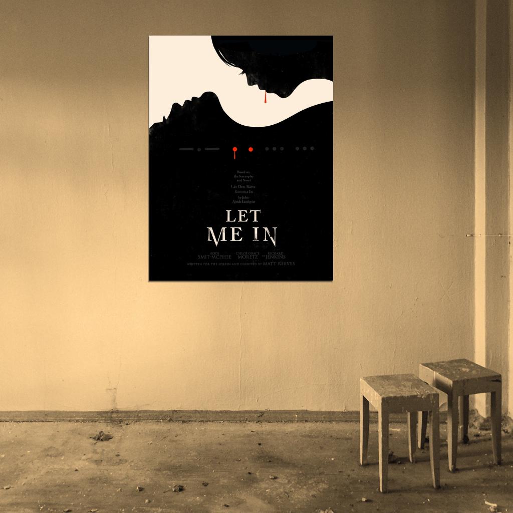 Let Me In Movie Vampire Art Artwork Wall Art Print Poster