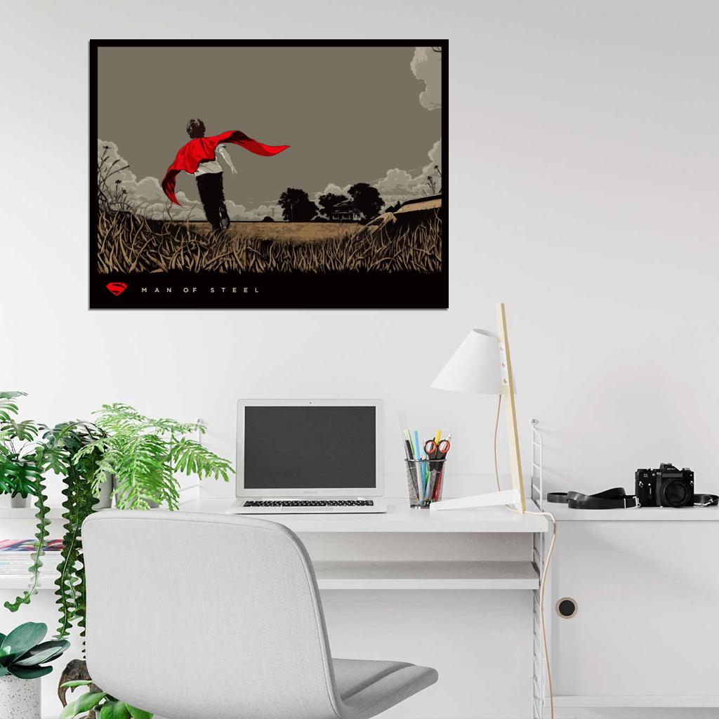 Man of Steel Movie Art Artwork Wall Art Print Poster