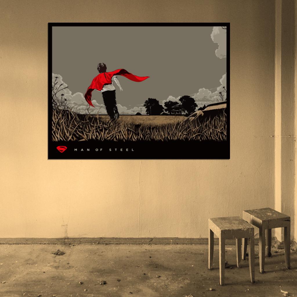 Man of Steel Movie Art Artwork Wall Art Print Poster