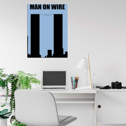 Man on Wire Movie Art Artwork Wall Art Print Poster