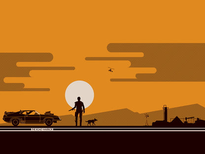 Mad Max The Road Warrior Movie Cool Art Artwork Wall Art Print Poster