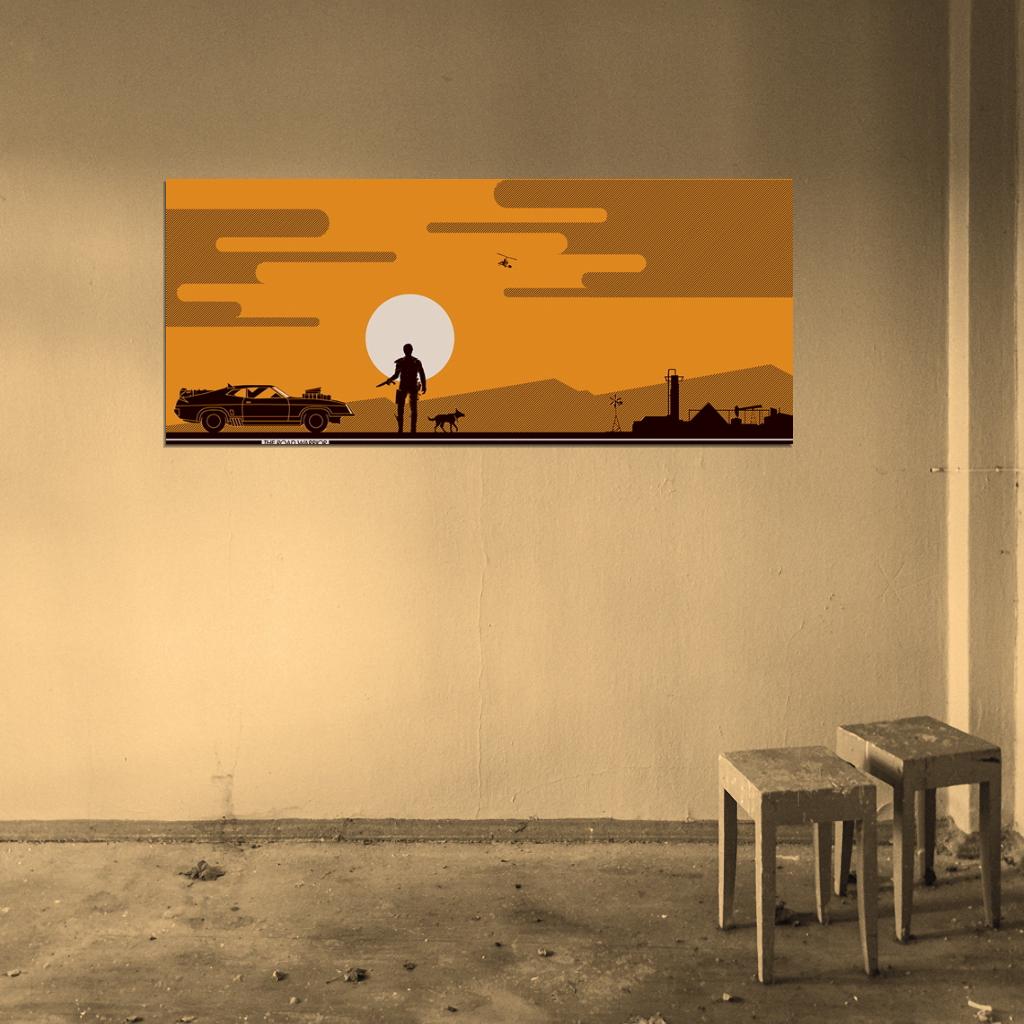 Mad Max The Road Warrior Movie Cool Art Artwork Wall Art Print Poster