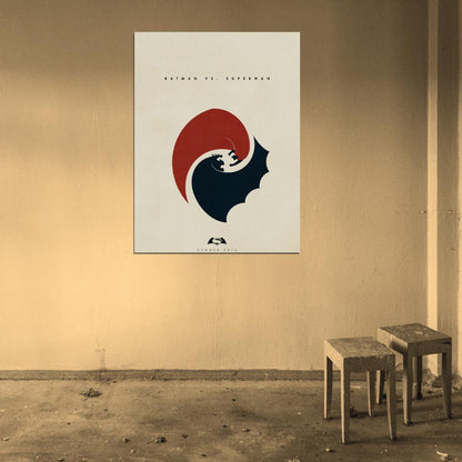 Batman vs Superman Movie Cool Art Artwork Wall Art Print Poster