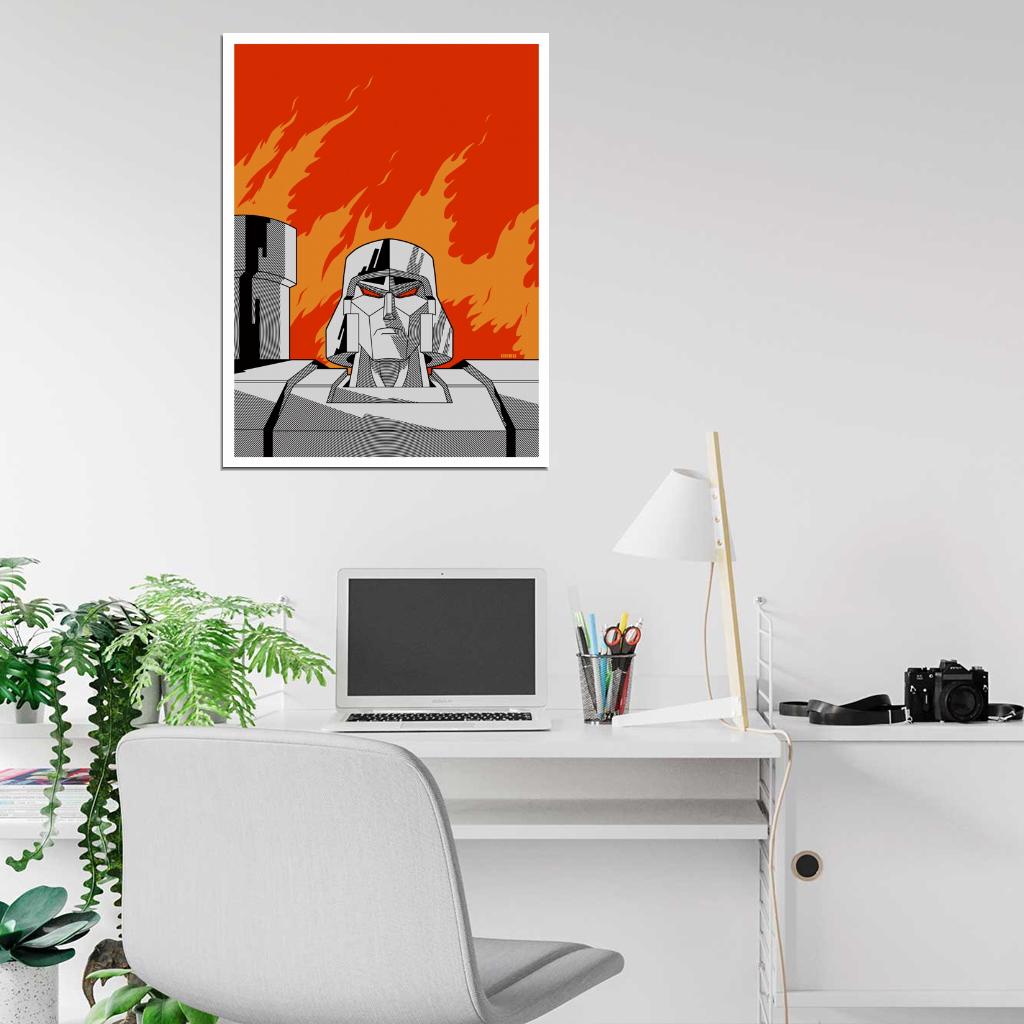 Megatron Generation 1 Classic Original Transformers Art Artwork Wall Art Print Poster